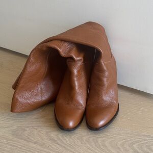 Max & Co Heeled Brown Leather Boots 39